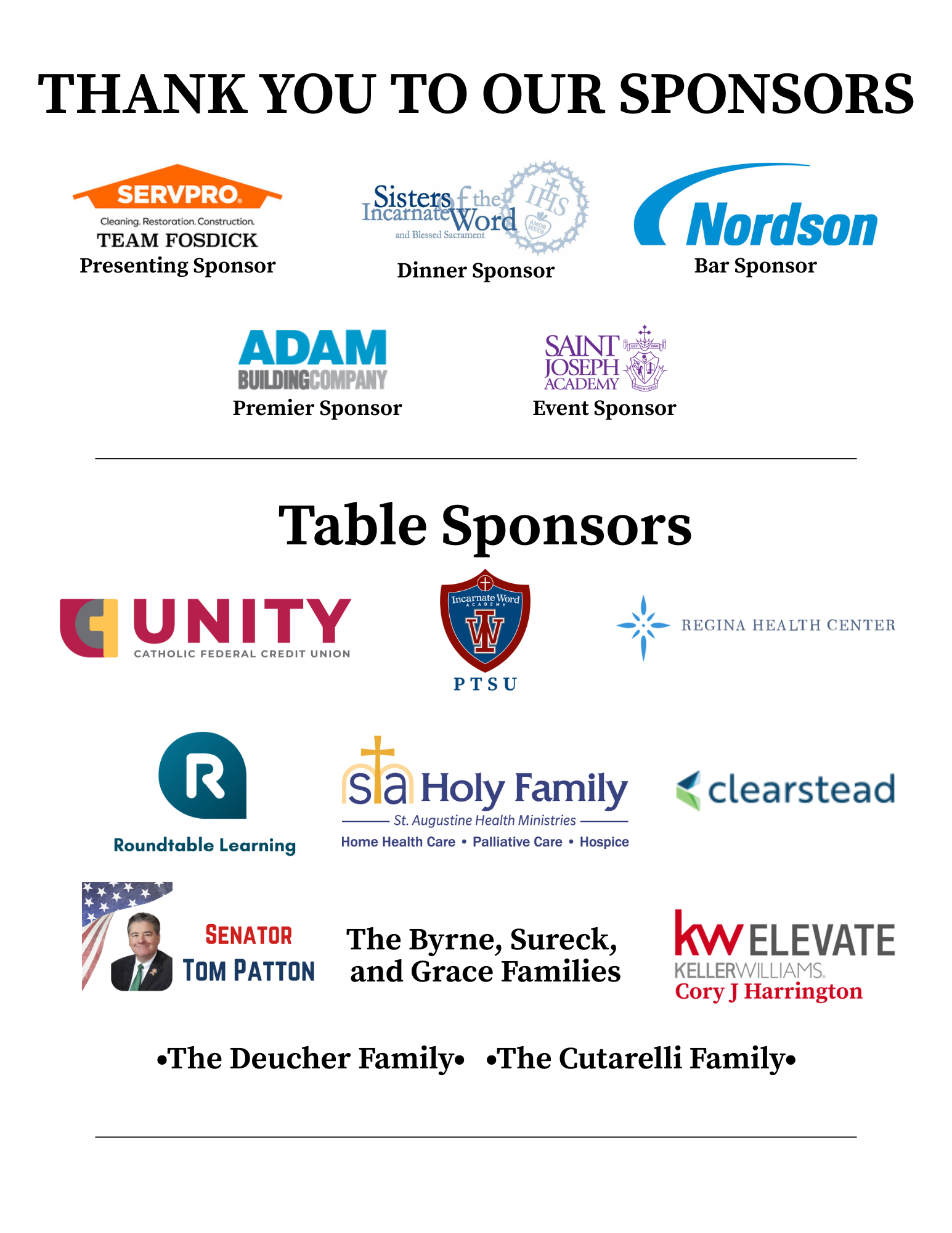 THANK YOU TO OUR SPONSORS (1)